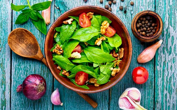 Maple syrup a good counterpoint in this salad