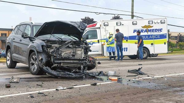 Woman airlifted from scene following collision in Elmira