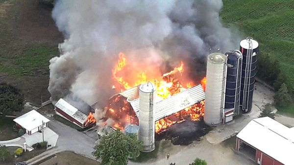 Damage estimated at $1 million in fire at New Jerusalem Road farm
