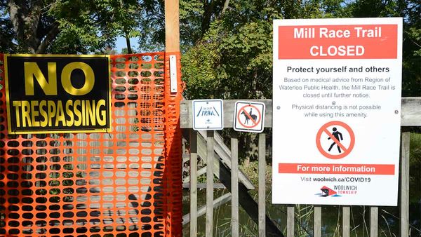 Mill Race Trail remains partially closed over impasse with private landowner