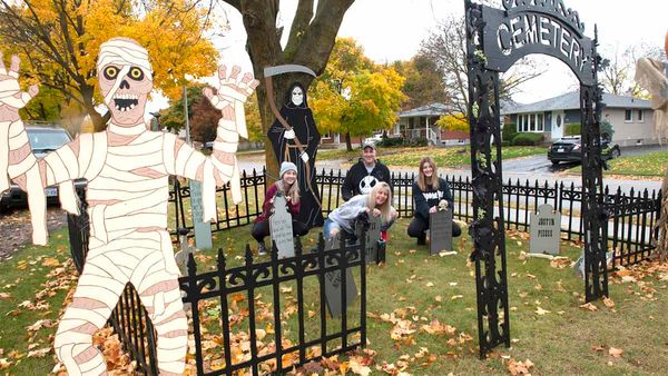 Not letting Halloween pass them by