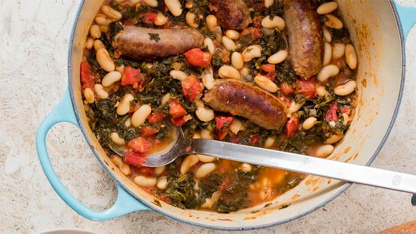 A quick, rustic, one-pan dinner