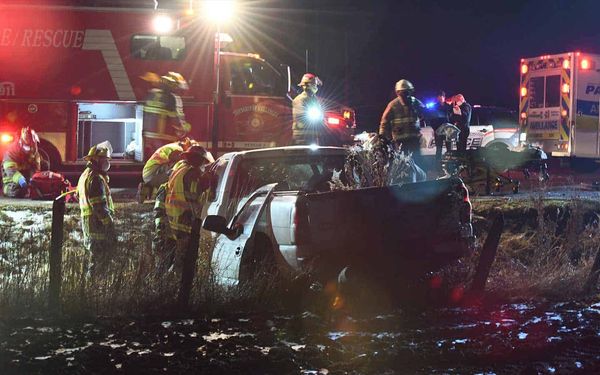 Early morning two vehicle collision near St. Clements