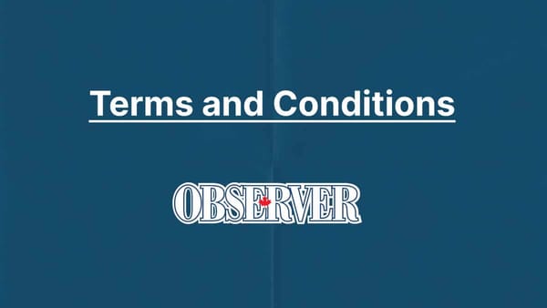 Terms and Conditions