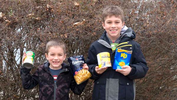 Elmira boy celebrating a birthday by helping others