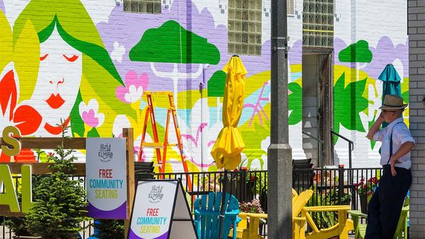 Painting the town red … and other colours