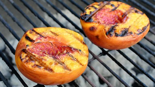 This salad is just peachy at this point