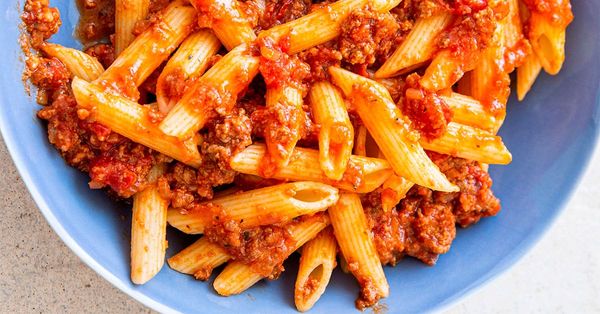 A secret ingredient makes this meaty sauce SUPER meaty tasting: mushrooms!