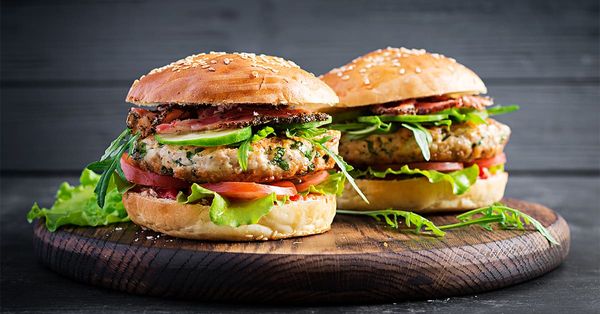 A lower-fat take on the traditional hamburger