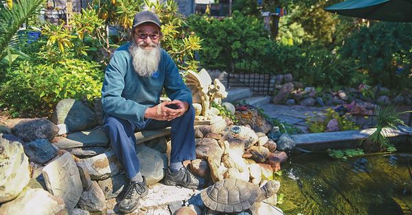 Putting the finishing touches on this year’s garden tour