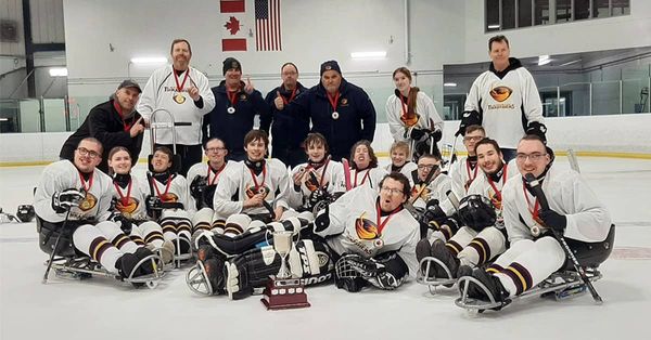 Thrashers claim sledge hockey title
