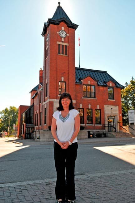 Juliane Shantz bought the Elmira landmark from the township. Now with a health and wellness theme, its businesses offer hypnotherapy, holistic nutrition, fitness, massage, and other services.[Will Sloan / The Observer]