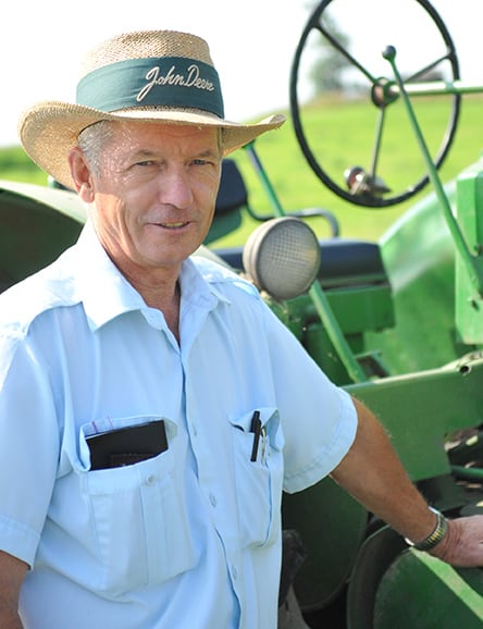 Amsey Metzger will host the 20th annual Waterloo County Steam Threshers’ Reunion at his Wallenstein farm on August 22-23. [Scott Barber / The Observer]