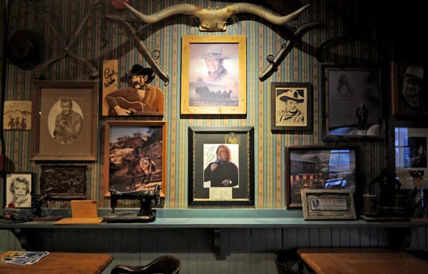 Many of the memorabilia on the walls are old country singers and musicians who’ve stopped in over the tavern’s 160 years.
