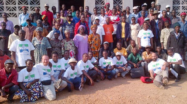 Mountain Lion Agriculture staff members in Makeni, Sierra Leone, an enterprise supported by MEDA.[Submitted]