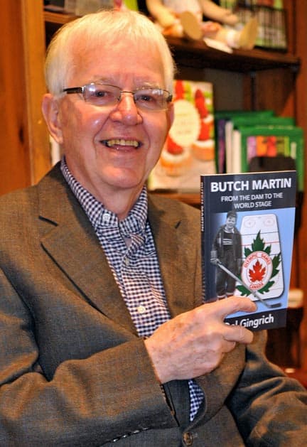 In Butch Martin: From the Dam to the World Stage author Del Gingrich recounts the remarkable life and career of hockey star –and Floradale native- Floyd “Butch” Martin. [Scott Barber / The Observer]