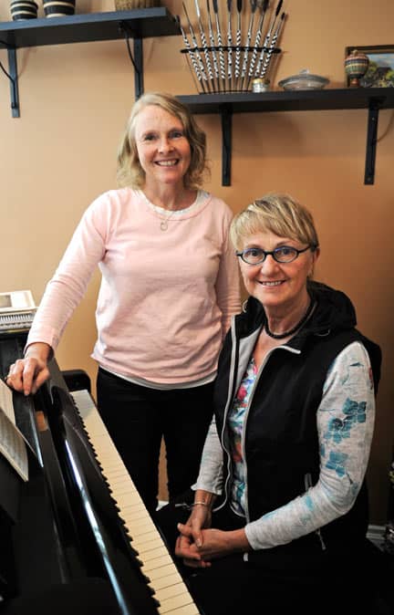 Lisa Shuh and Nancy Stayzer are heading up the new Woolwich Choral Society.[Whitney Neilson / The Observer]