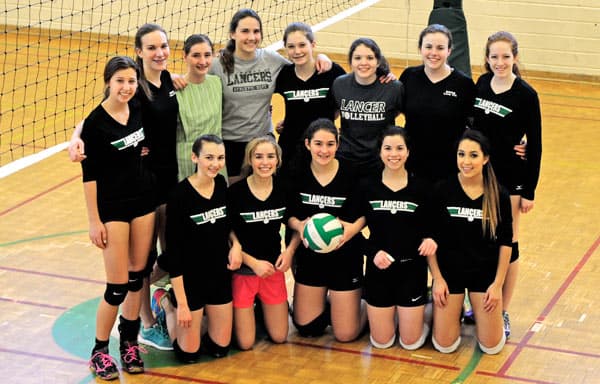 The EDSS junior girls volleyball team were busy practicing on Wednesday afternoon for their CWOSSA championship game on Thursday, after placing fifth in WCSSAA.[Whitney Neilson / The Observer]