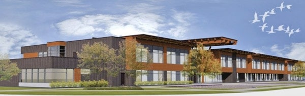 Artist’s rendering of the new school to be built as a replacement for the current Riverside PS in Elmira[Submitted]