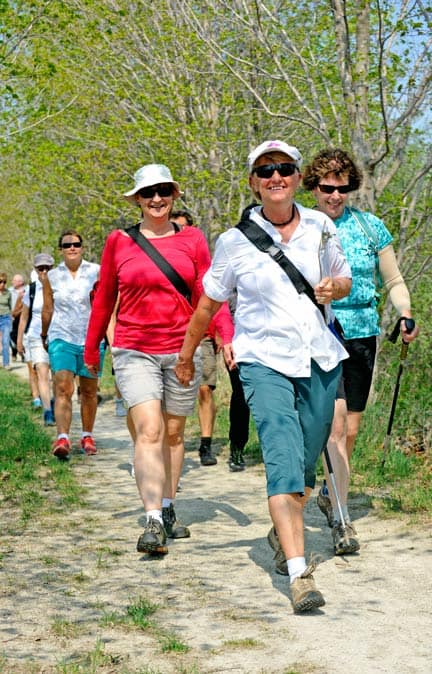 Members of Woolwich Healthy Communities enjoyed the Kissing Bridge Trailway during the G2G fundraiser “Spring on the Trail” back in May. [File Photo]