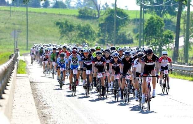                      Cyclists taking to township roads again                             
                     