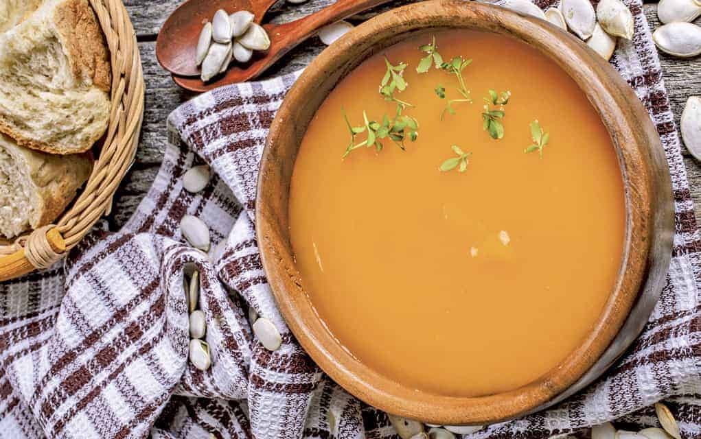 Squash soup provides a true taste of autumn