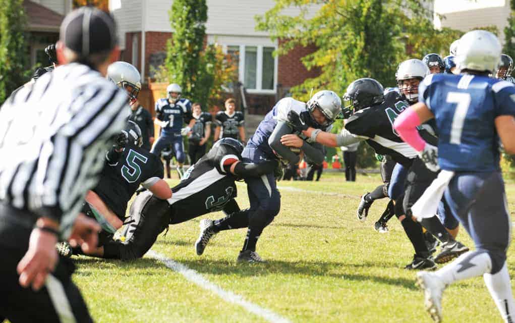                      EDSS senior football squad finds plenty of positives in loss to Jacob Hespeler                             
                     