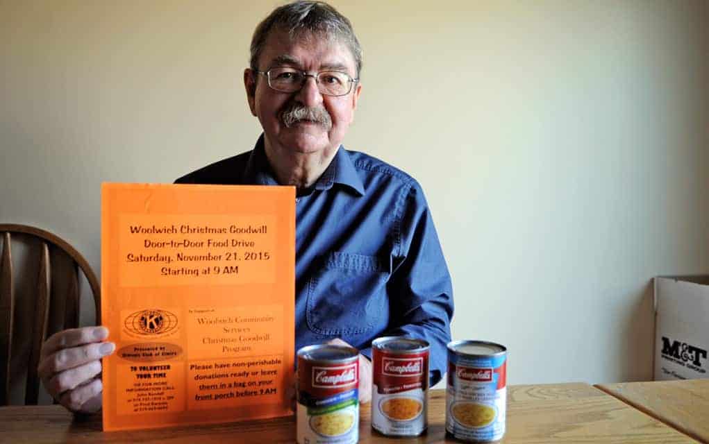 Elmira Kiwanis Club to fan out across Woolwich for Nov. 21 food drive