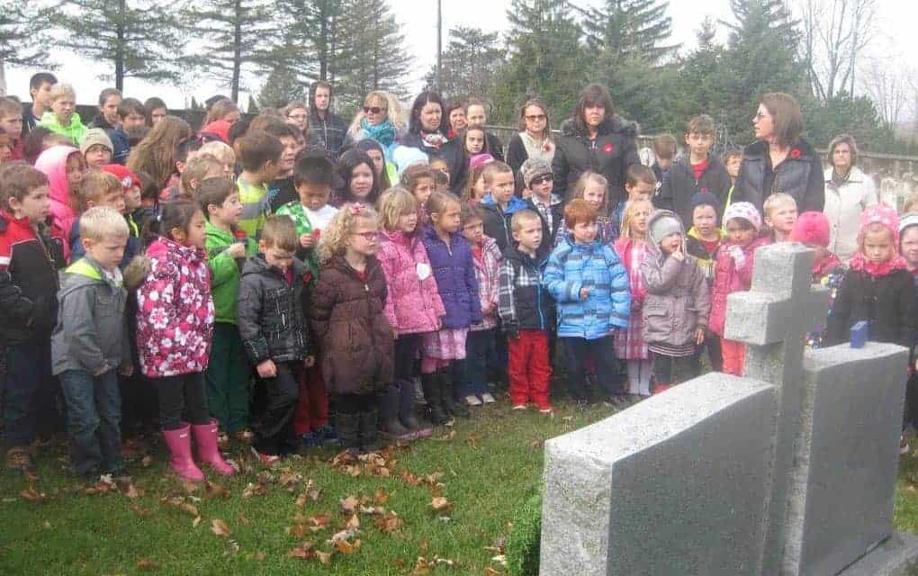 St. Boniface students reflect for Remembrance Day