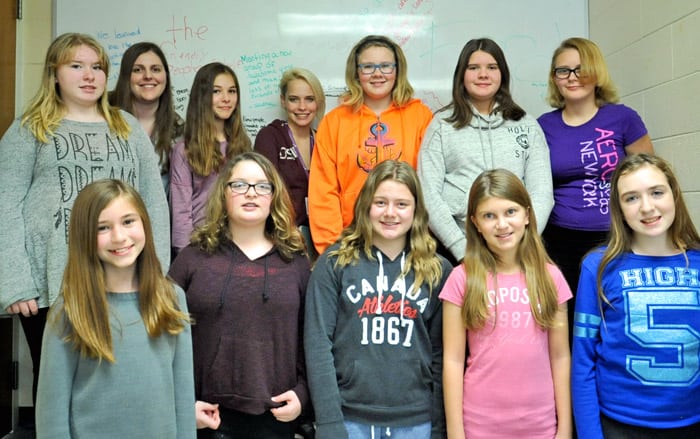 The Park Manor Public School Go Girls group has spent the last seven weeks learning about body positivity, treating others with respect, healthy eating and confidence.[Submitted]