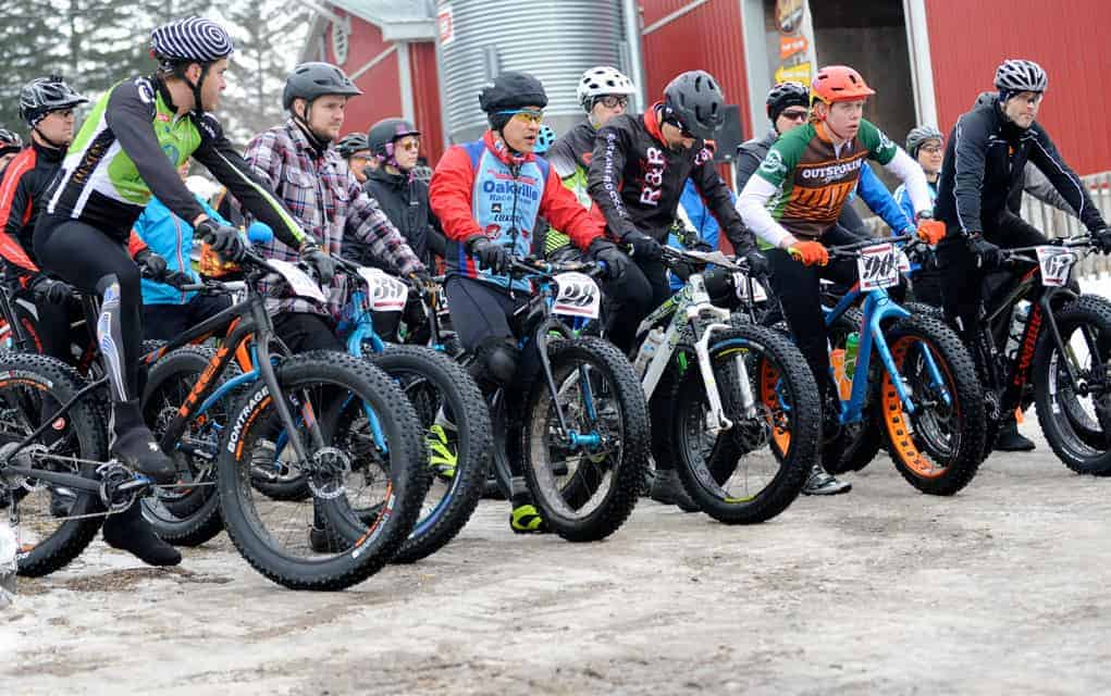 Cold and snow no impediment to this fat bike race