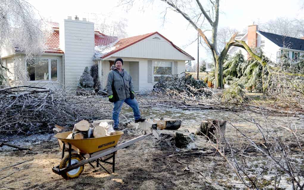                      Cleanup efforts underway following last week’s ice storm                             
                     