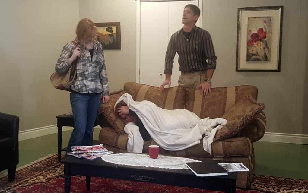 Playing it  for laughs  in Theatre Wellesley production of The Second Time Around