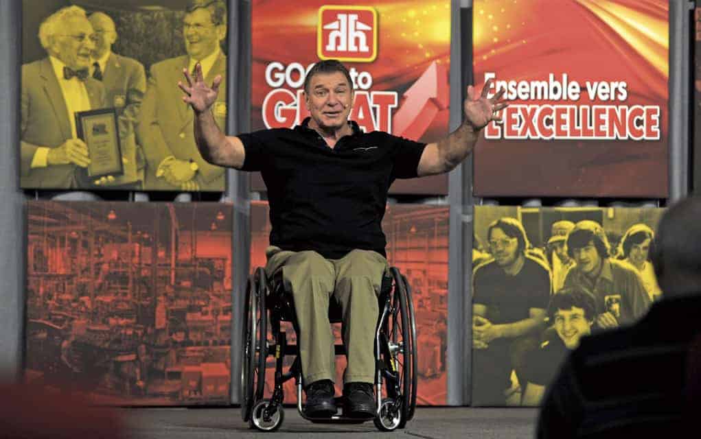 
                     Rick Hansen brings a message of hope and perseverance
                     