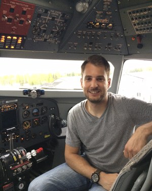 Elmira’s Barrett Oberle moved to Pickle Lake last July with his wife Leah, where he works as a pilot. He says they’re enjoying the slower pace of life and the opportunities that northern Ontario provides.[Submitted]