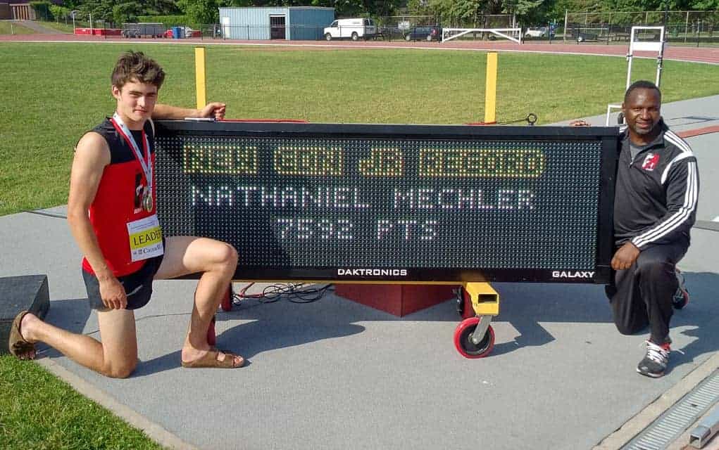 EDSS decathlete sets new national record at Ottawa competition