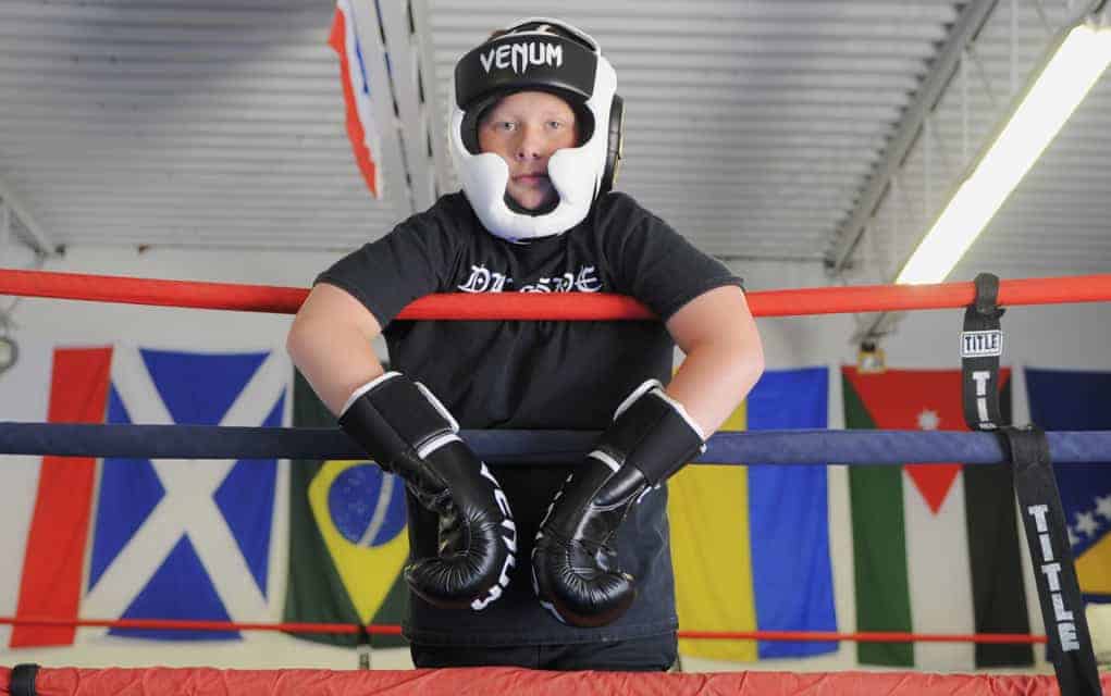 
                     Muay thai proving to be a good fit for Elmira boy
                     