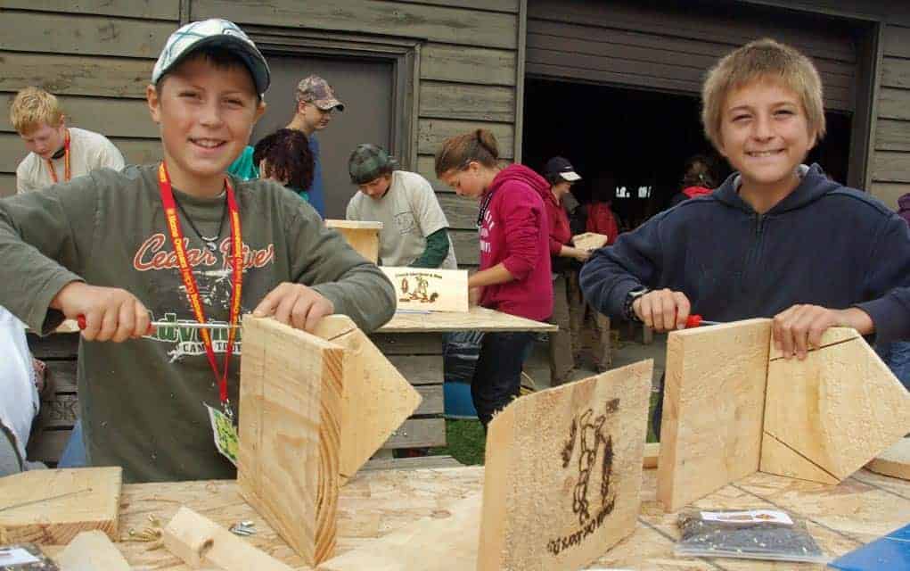 Plenty of hands-on activities available at Youth Outdoors Day