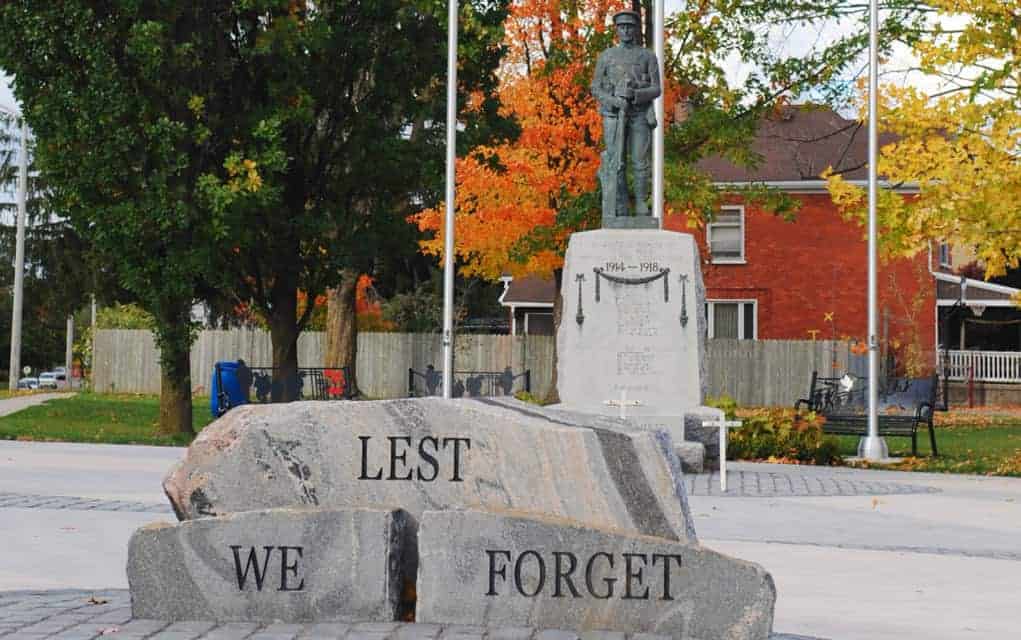 Upgrades now complete at Elmira cenotaph