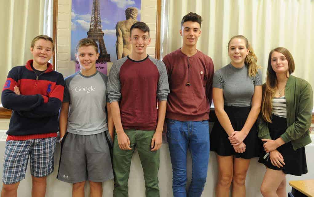                      School year starts with an international flavour at EDSS thanks to exchange students                             
                     
