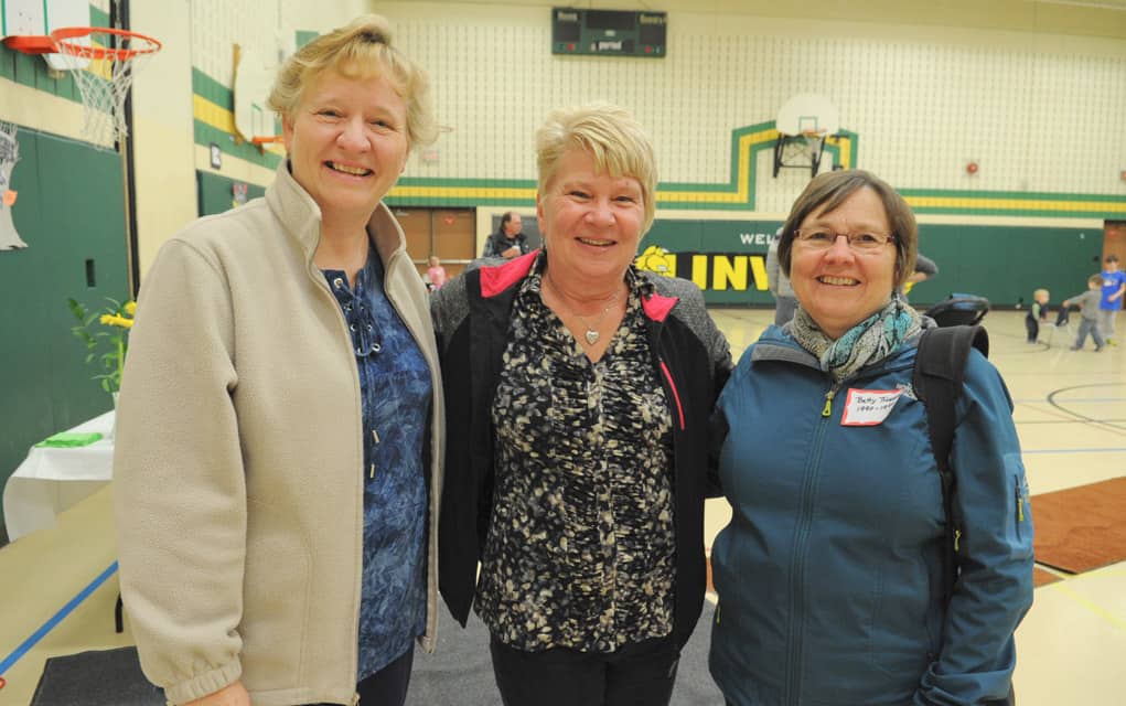Betty Theissen, Cindy Matthews and Margaret Dahmer were all teachers at Linwood PS in the 1990s.[Liz Bevan / The Observer]