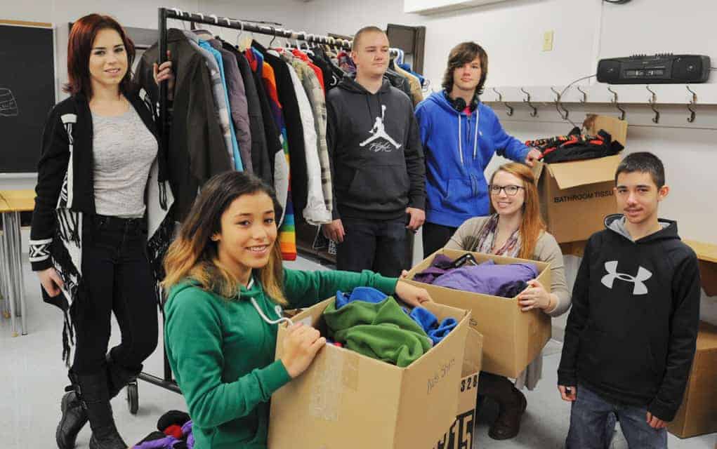 EDSS students rally to the cause in support of group’s winter clothing drive