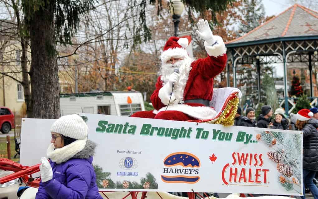                      You know Christmas is coming when the Santa Claus Parade rolls into town                             
                     