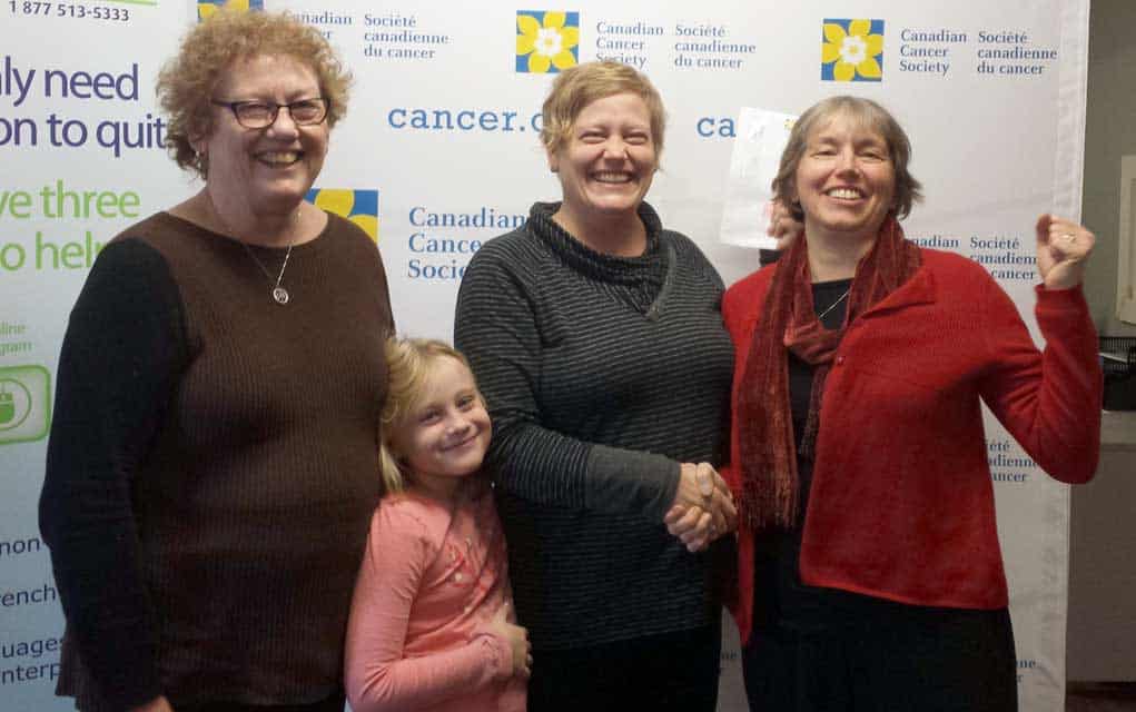 Going smoke-free earns Breslau woman $500 in Canadian Cancer Society contest