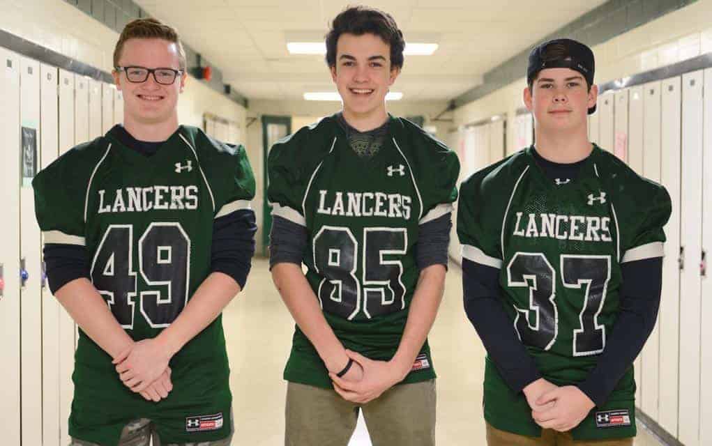 Three EDSS football players looking to spend the summer playing for Waterloo rep team