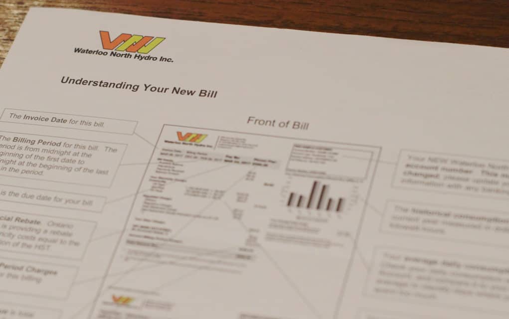 Waterloo North Hydro completes transition to mandated monthly billing