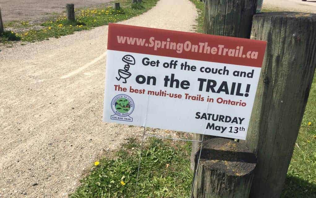                      Spring the time for hitting the trails                             
                     