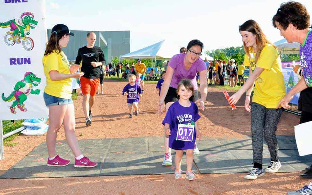 
                     Kids from 3 to 14 years of age will be swimming, running and biking in town during the weekend’s TriGator event, getting a ta
                     