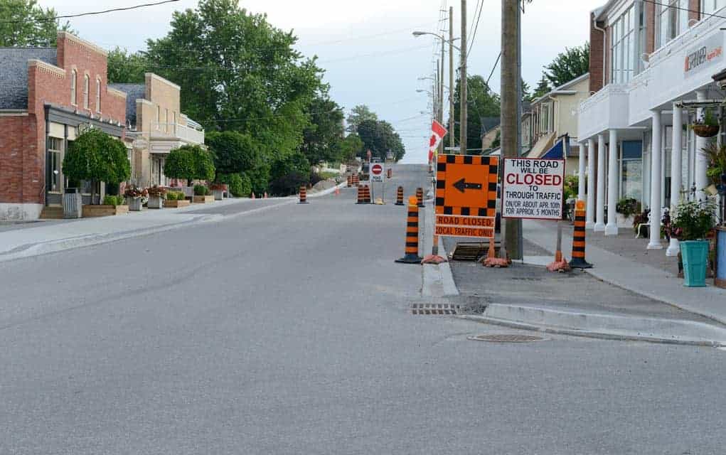 St. Jacobs road construction finally nearing completion