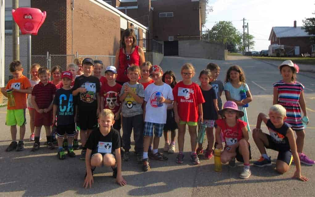 Maryhill students participate in Tonnies for Terry walk